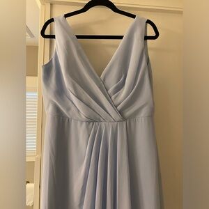 Revelry Blair Chiffon Bridesmaid Dress - Color 907 Periwinkle/Love is in the air